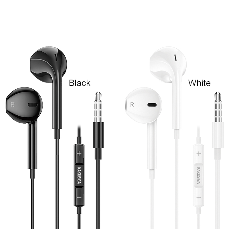 KSC-843 BEILI series universal wire control earphone with mic (3.5mm)